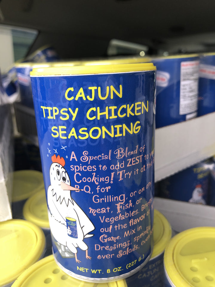 Born Cajun Tipsy Chicken Seasoning 8oz. 617526200106