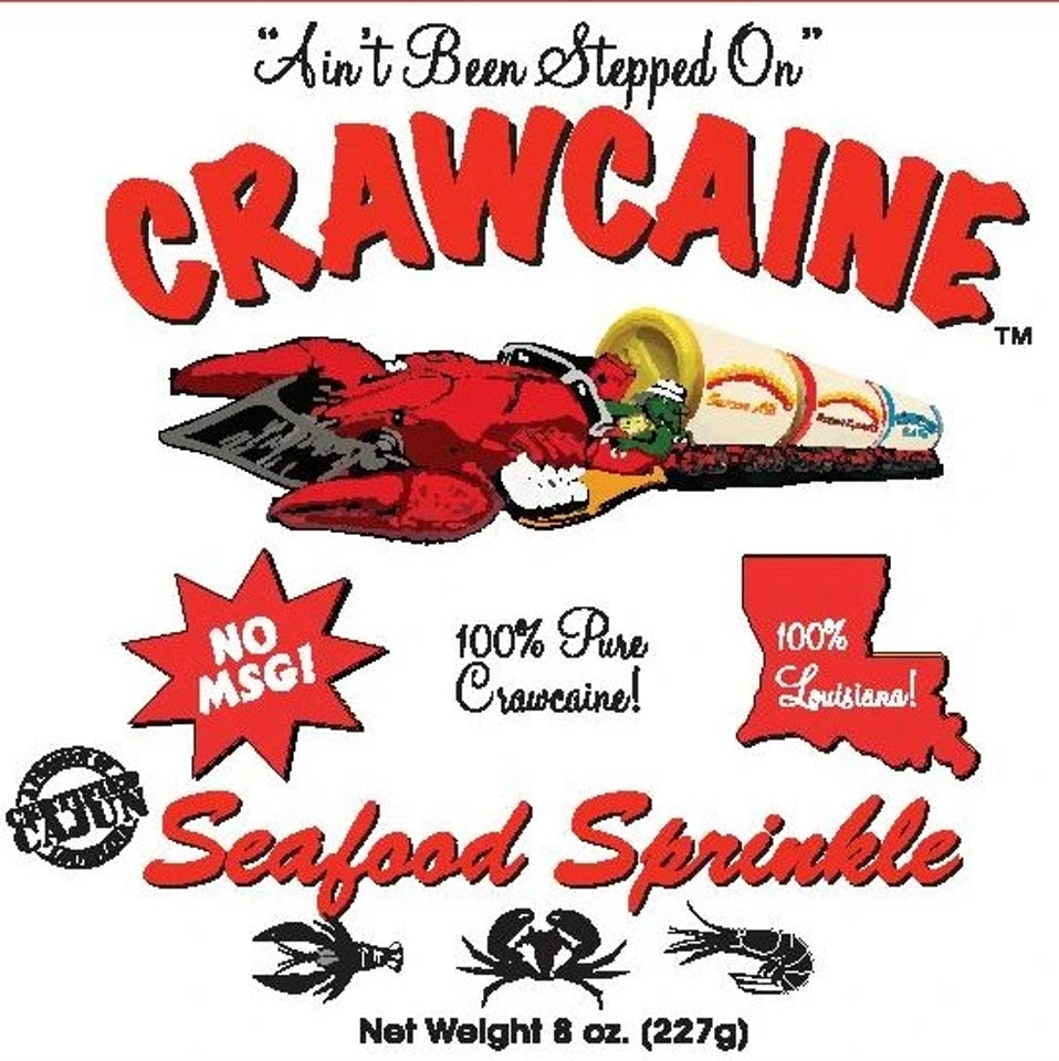 Crawcaine - Seafood Sprinkle 8oz.  8-5782400601-1
