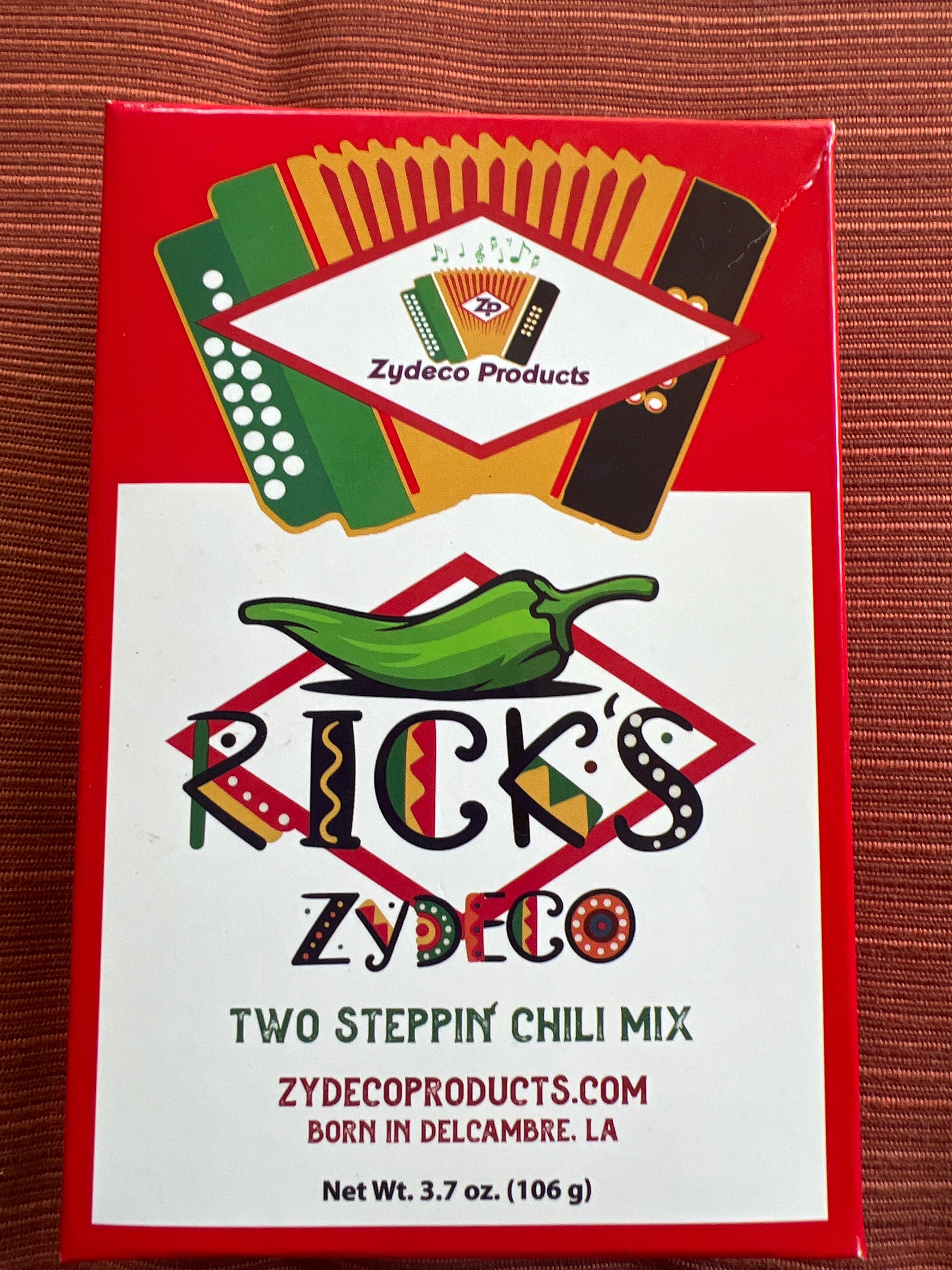 Rick’s Zydeco Chili Mix 3.7oz