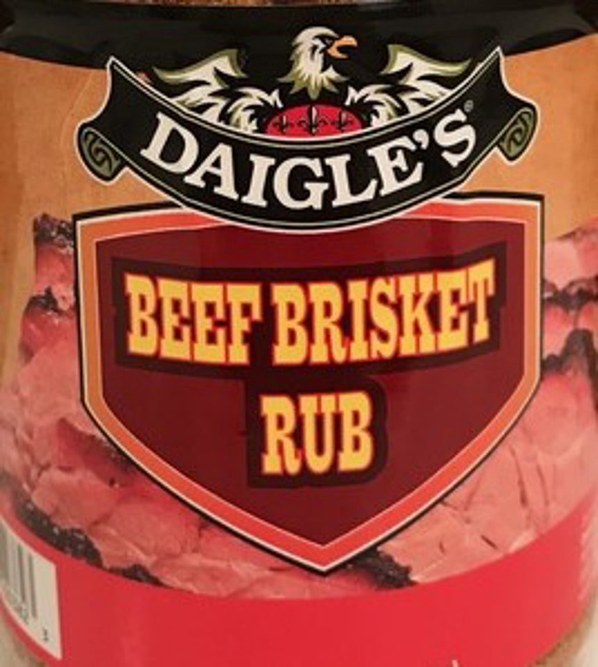 Daigle’s Beef Brisket Rub 6.5oz 0853037003816
