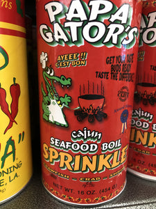 Papa Gator’s Seafood Sprinkle 16oz. 0890444001080