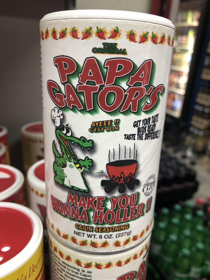 Papa Gator’s 8oz Seasoning 0890444001011