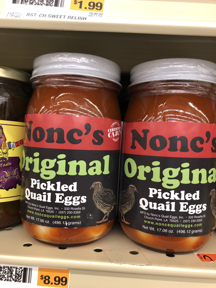 Nonc’s Original Pickled Quail Eggs  610074064114