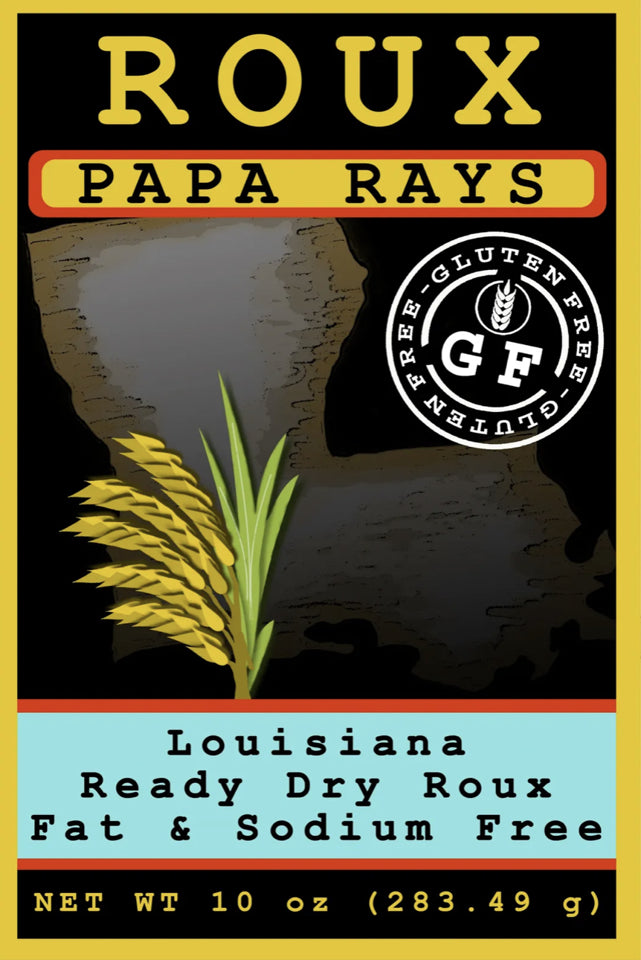 Papa Rays Gluten , Fat & Sodium Free Dry Roux 10oz. 0195893302796